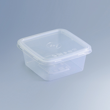 FFSQ250 - 250ml Square Container with Lid